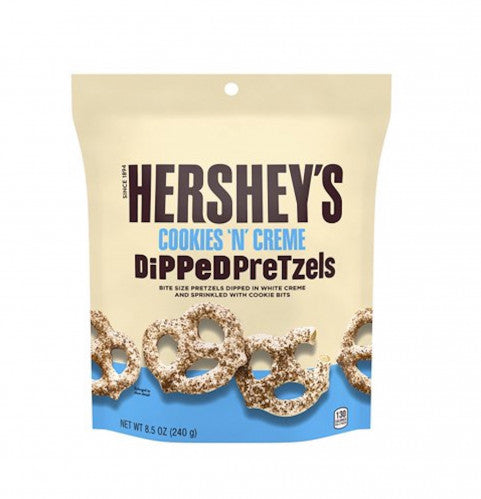 Hershey's Dipped Pretzels Cookies N' Cream 240g - SugarMomi