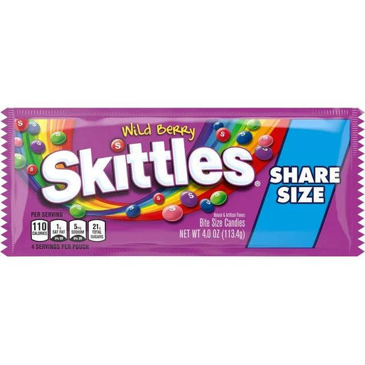 Skittles Wild Berry Share Size 113g - SugarMomi