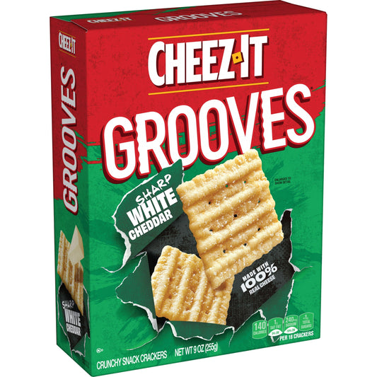 Cheez-It White Grooves Sharp White Cheddar - SugarMomi