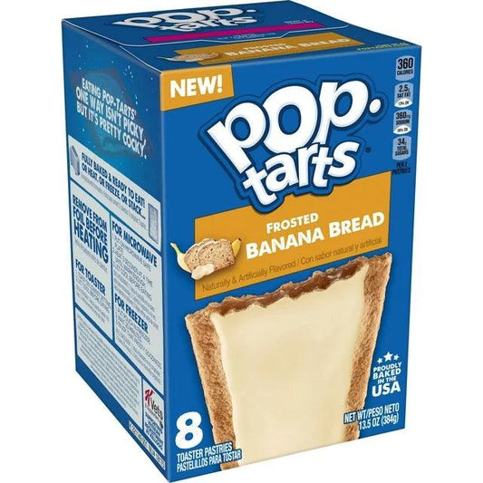 Pop Tarts Frosted Banana Bread 384g (8pack) - SugarMomi