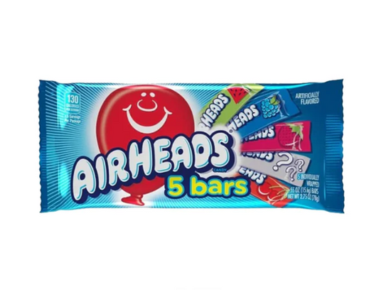 AirHeads 5 Bars Assorted